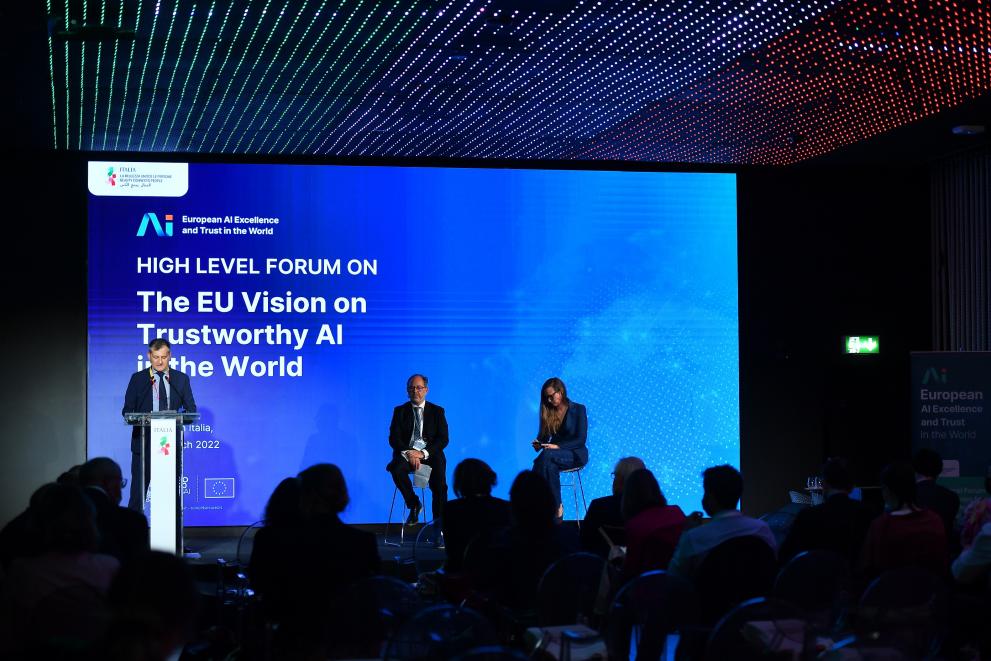 EU Ambassador speaks at AI event
